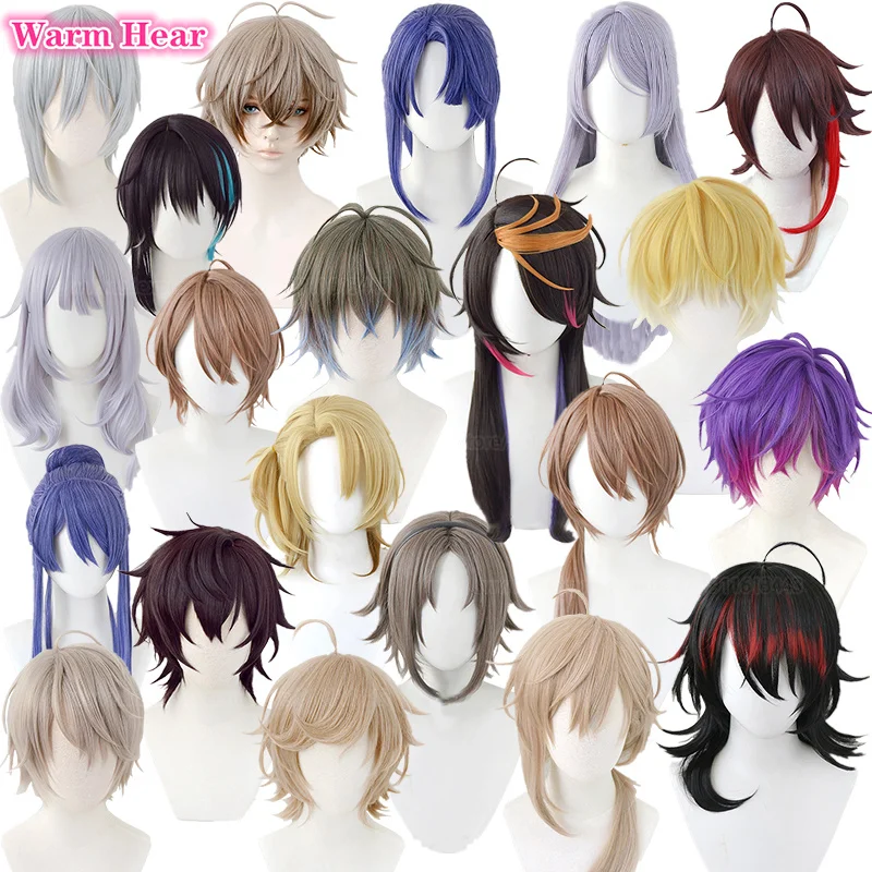 VTuber Luca Shoto Mysta lkeEveland ShuYamino Vox Akuma Uki Violeta Kanae Alban Knox Kuzuha Sonny brisko Kyo Kaneko Cosplay Wig