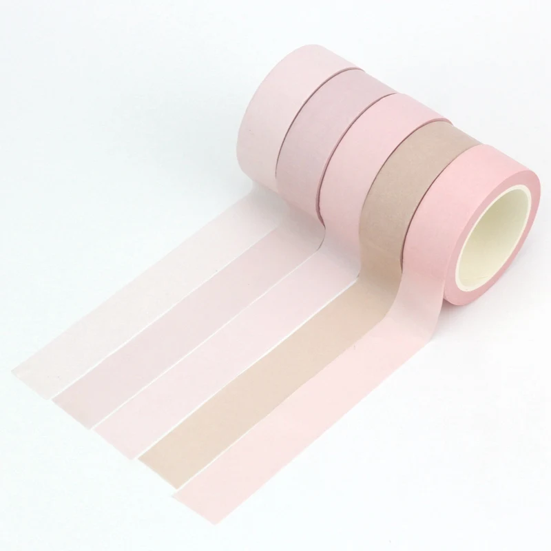 NEW 1PC 10M Decor Cute More Pastel Colours Grid and Pure Color Washi Tape Set for  Diary Scrapbooking Masking Tape Stationery