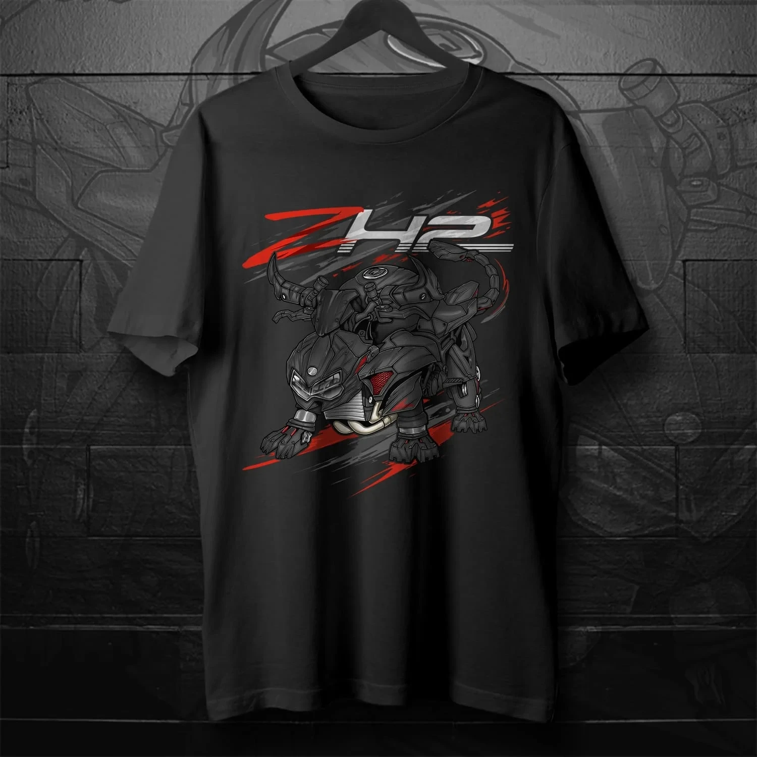 2021-2025 Models Japan Z H2 / SE Motorcycle Bull Inspired T-Shirt 100% Cotton O-Neck Short Sleeve Casual Mens T-shirt Streetwear