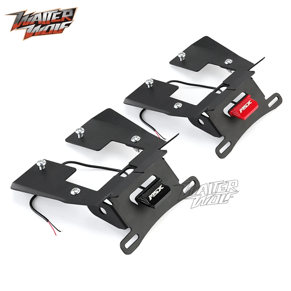 MSX125 Tail Tidy Fender Eliminator License Plate Bracket Registration Number Frame Holder For Honda MSX 125 Grom 2013-2023