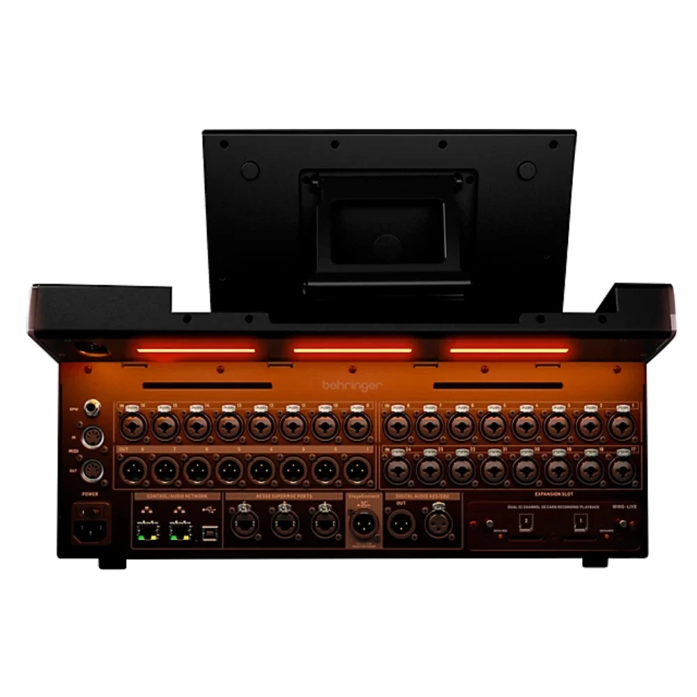 Behringer WING มิกเซอร์ดิจิตอล 48 ช่องขนาดกะทัดรัดพร้อมหน้าจอสัมผัส อินเทอร์เฟซเสียง USB พรีแอมป์ Midas 24 ตัว และโปรเซสเซอร์ FX 16 ตัว
