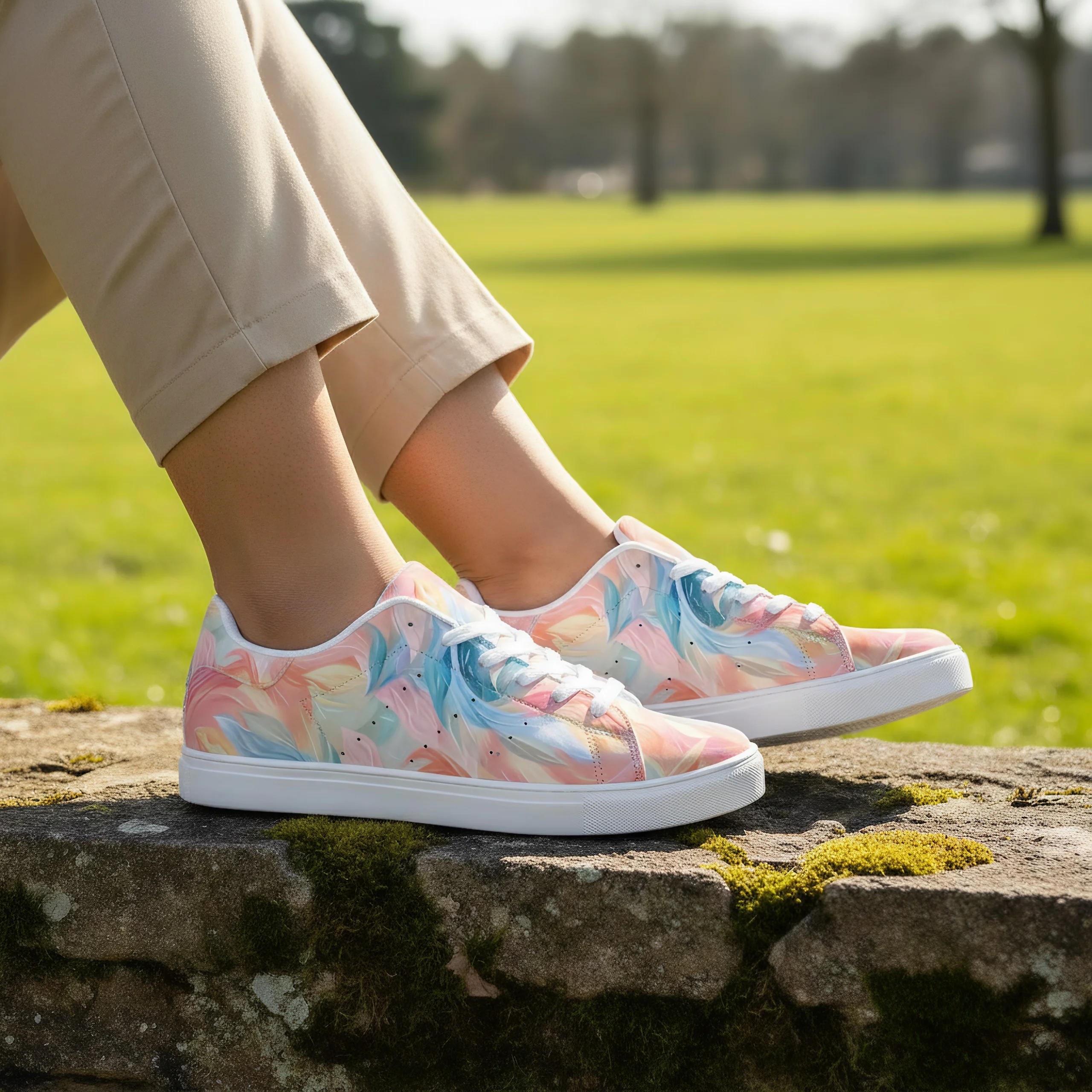

Colorful paint graffiti pink youth casual sneakers fashion shoes white shoes sport shoes campus sneakers