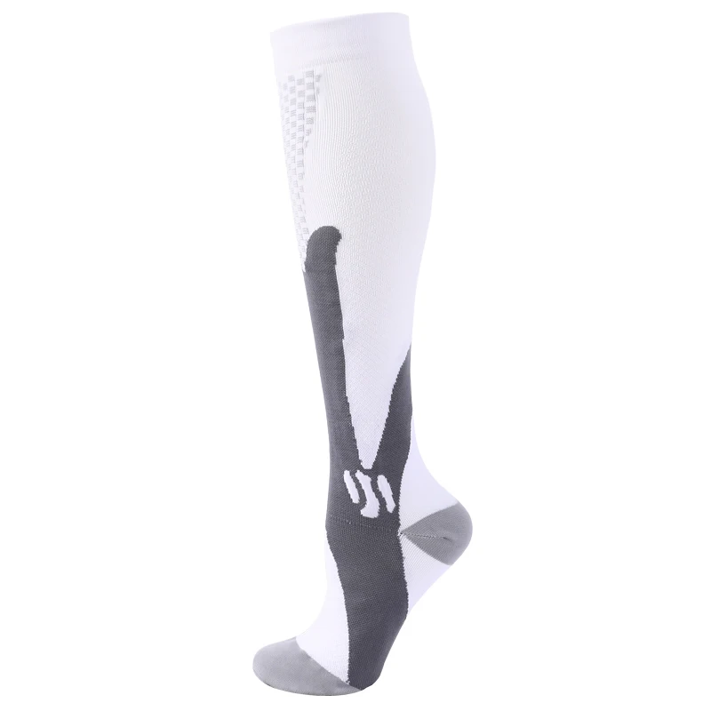 1/3 Paar Kompressionssocken Sportsocken Medizinische Pflegestrümpfe Verhindern Krampfadern Socken Schwangerschaft Stillen Sportlich Fußball – Detail 22