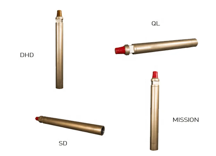 2/6/12/24 Inch High Air Pressure DTH Hammer / Mining Drilling Parts Extension Drilling Tools For Blasting