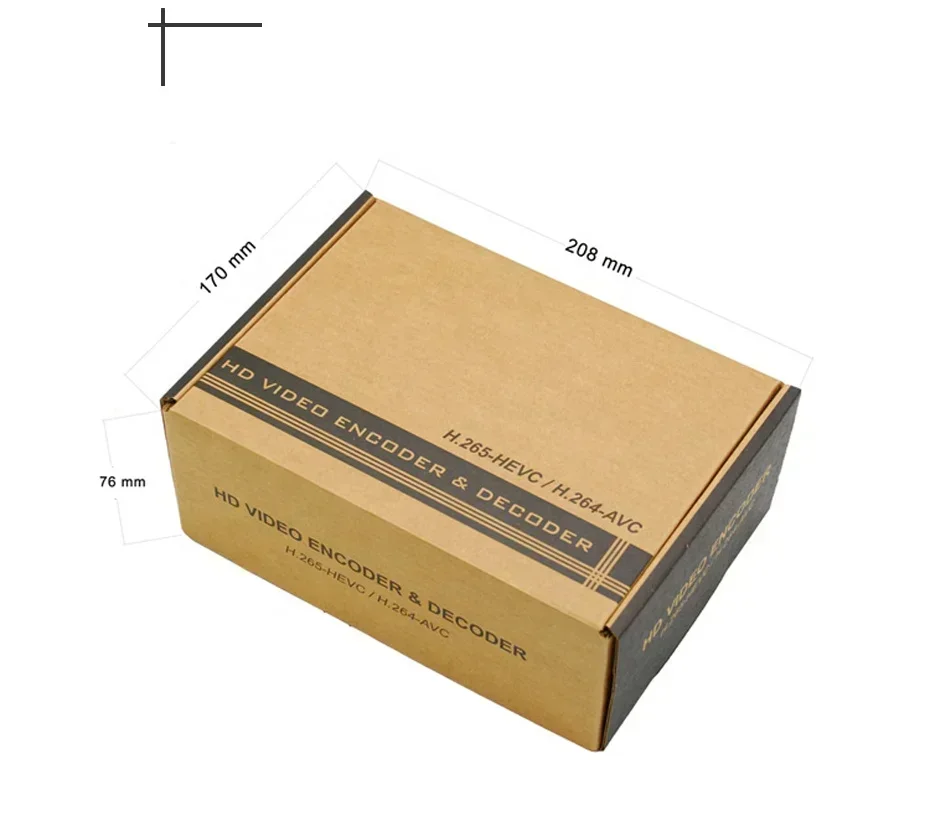 In stock New H.265/H.264 Video Decoder 4K Support RTMP Server HDMI CVBS VGA IP Camera Decoder