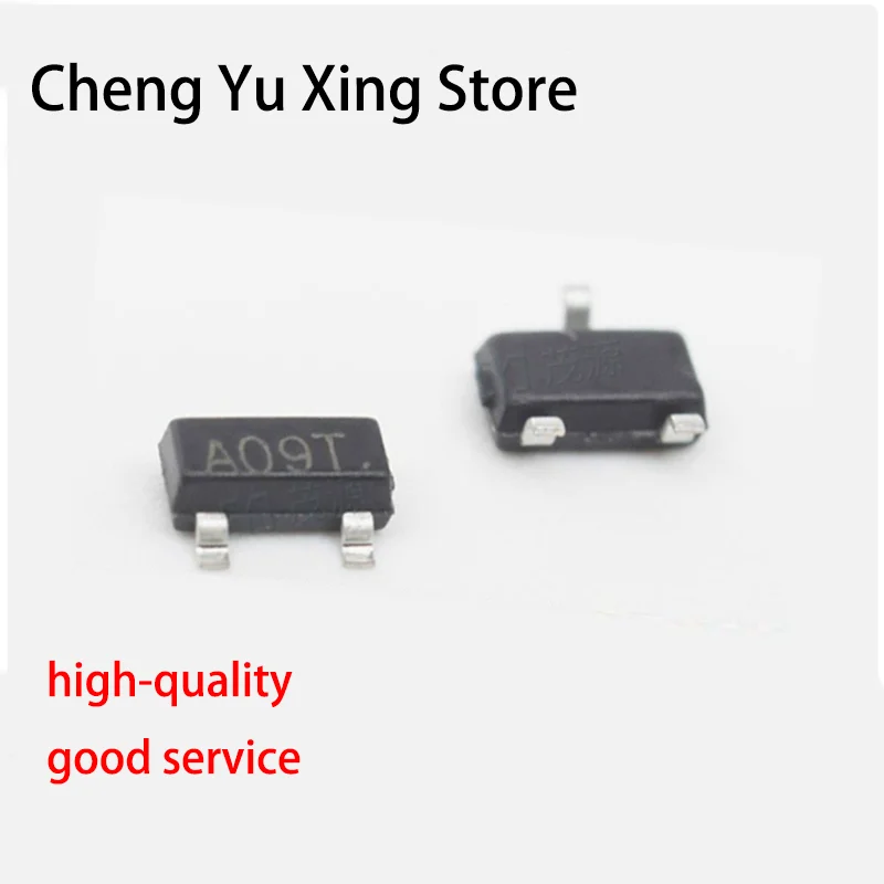 50pcs AO3400 A09T SOT-23 Field Effect Transistor, 3A/20V Triode, Domestic Production