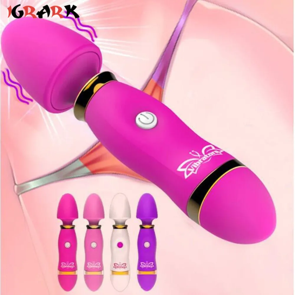 12 Speeds Vagina Vibrator AV Stick for Women Magic Wand Body Massager Female Masturbator G-Spot Sex Toy Shop Clitoris Stimulator