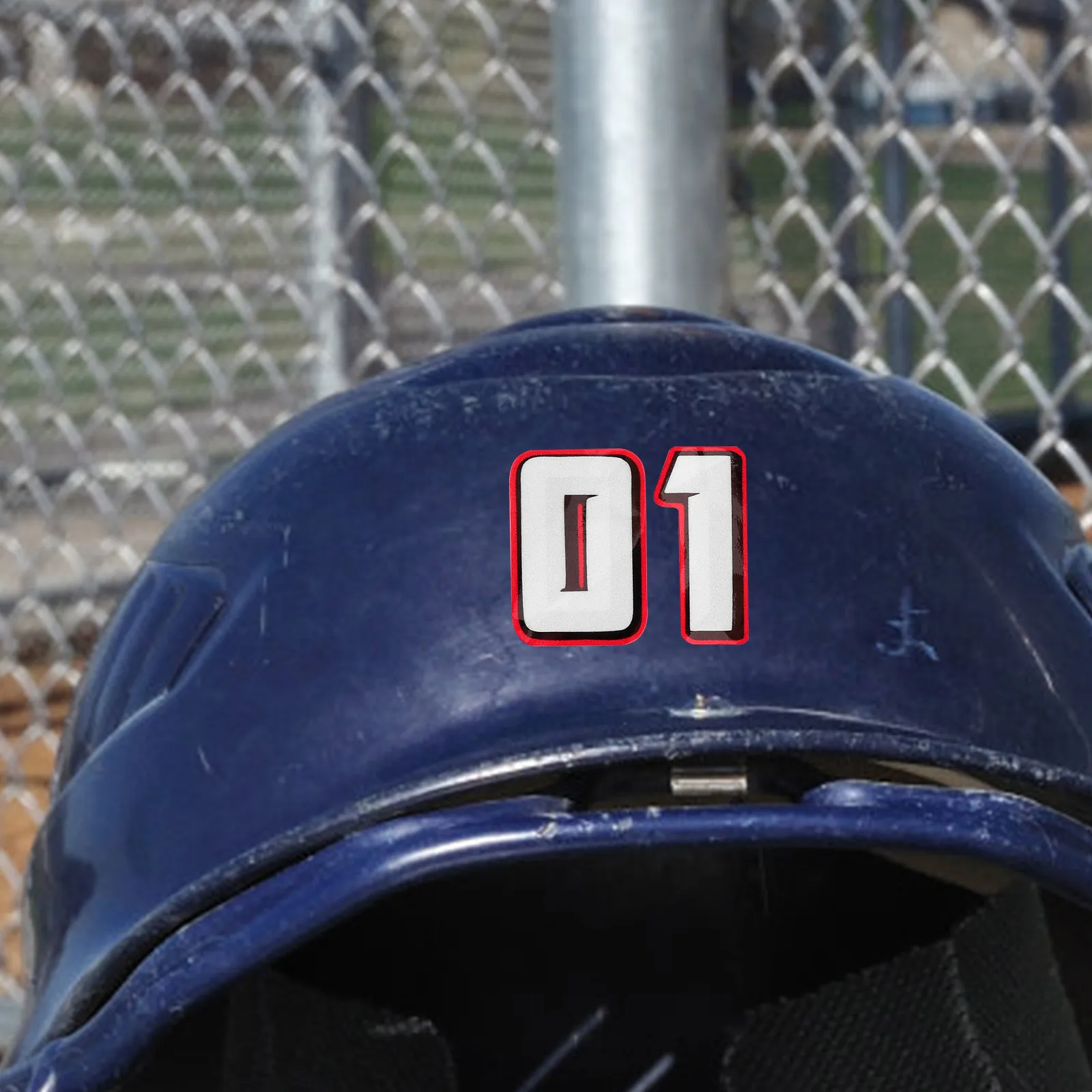 

10pcs Number Stickers Football Baseball Decals Sports Sticker Motivational Rewards Thick Durable Decorative