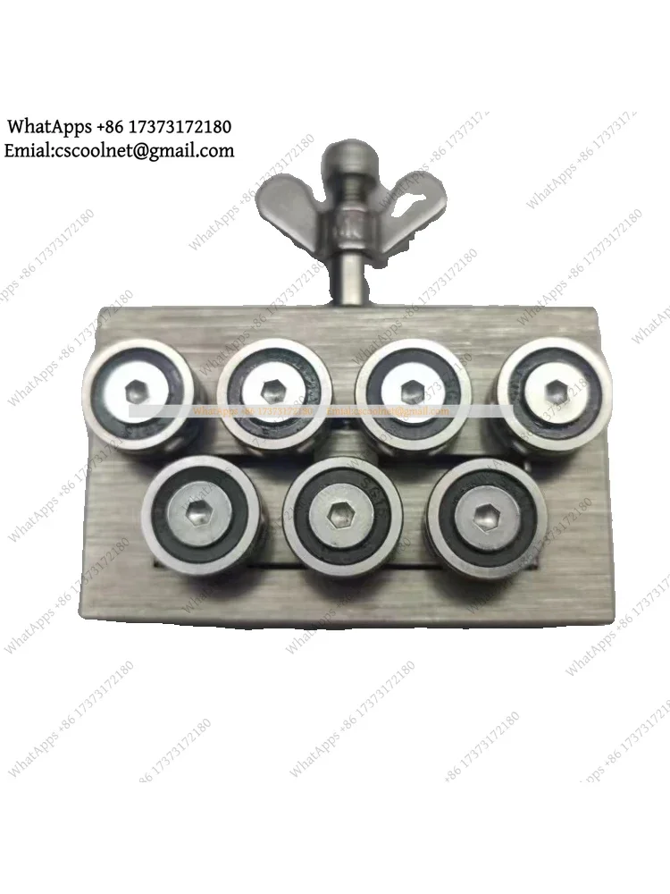 k3 1-2.5MM Manual 7-Wheel Wire Straightener Copper Stainless Carbon Steel Iron 1-3mm Hard Wire Machine