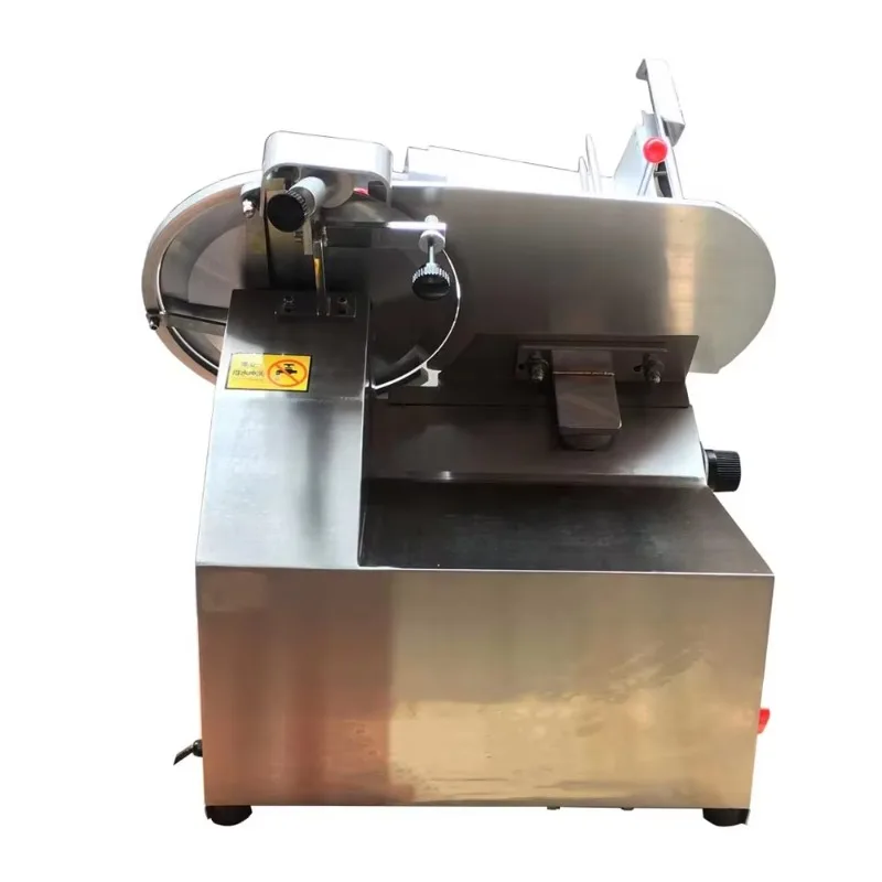 

XEOLEO Commercial Meat Slicer Cutting Machine 14inch Meat Slicing Machine Automatic Frozen Meat Cutter Ham Salami Pastram