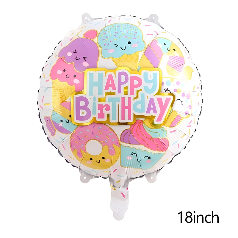 الآيس كريم موضوع احباط بالونات المصاصة بالون الهيليوم الاطفال لعبة الزفاف استحمام الطفل حفلة عيد ميلاد الصيف يوم الزينة #6