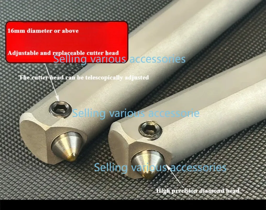Inner Hole Rolling Tool, Mirror Small Hole Calendering Tool, Rolling Tool, CNC Lathe, Diamond, Diamond Rolling and Extrusion Too