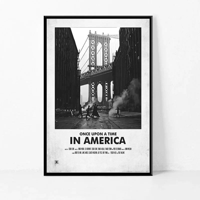 Vintage Movies Posters Black and White Movie Canvas Painting Wall Art Pictures for Living Room Prints Murals Home Decoration