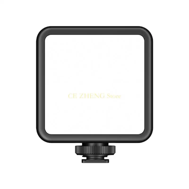 E56B LED 비디오 라이트 휴대용 사진 카메라 3200K-6000K 조명 DSLR 카메라 캠코더 블로깅을위한 콜드 슈즈