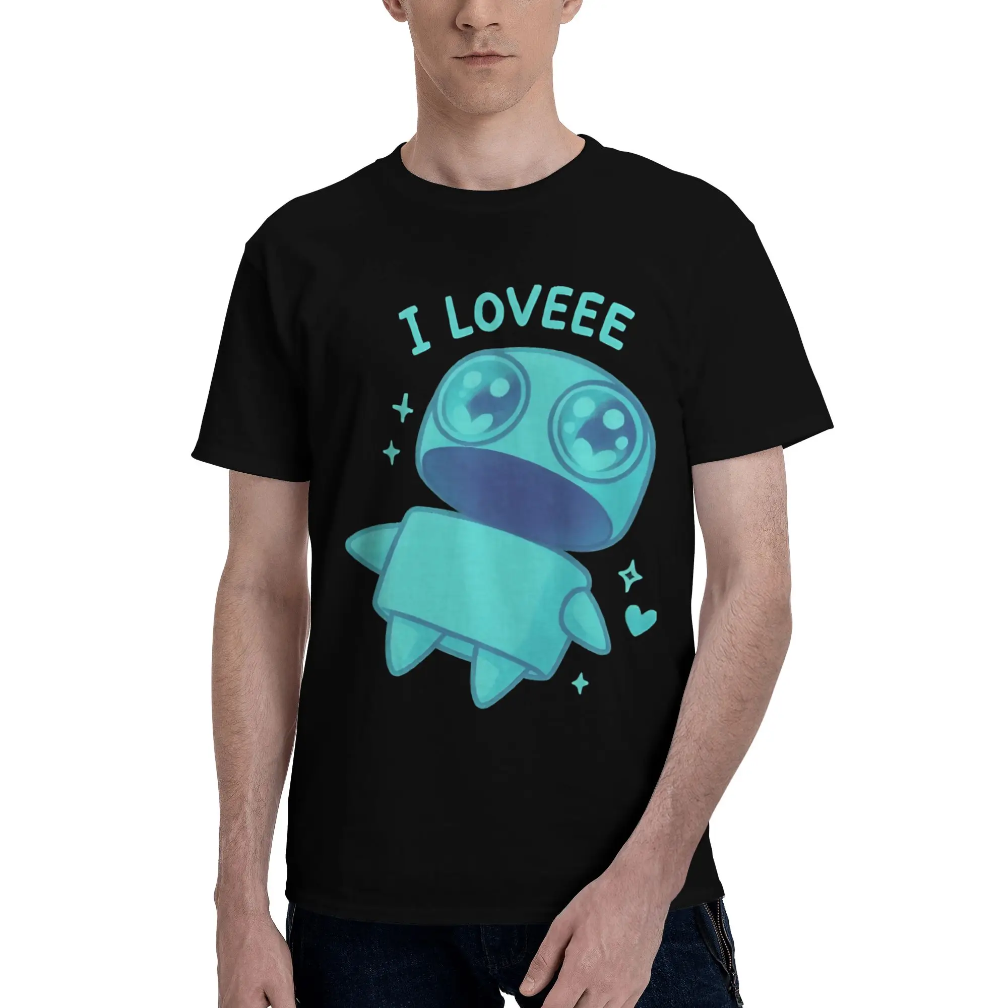 I LOVE Meme Bot from R.E.P.O Graphic 100% Cotton T-Shirt R.E.P.O Tops Tees For Men