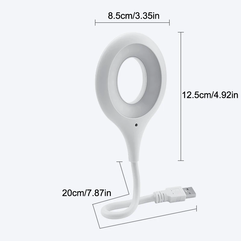 Luz nocturna inteligente con control de voz, luz LED portátil para libros, lámpara de escritorio Led Flexo USB, lámpara de lectura de voz inteligente, enlace USB