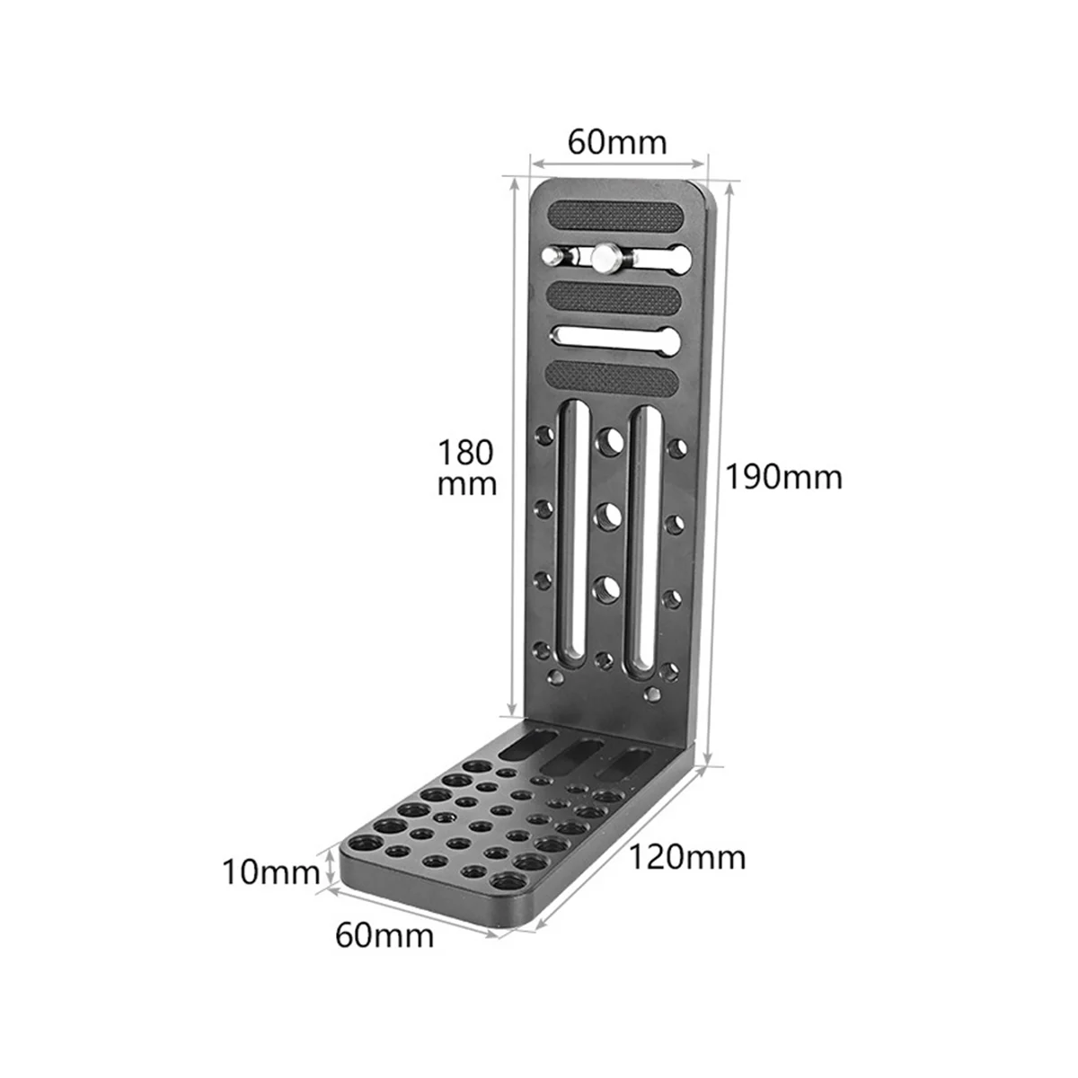 For S Stabilizer Quick Release Plate Universal L-Shape Vertical Plate SLR Tripod Hydraulic Head Plate