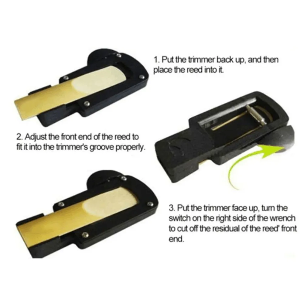 Sax Reeds Cutter Tool Compatible with For Soprano Alto Tenor Saxophones and Clarinets Perfect for Music Enthusiasts