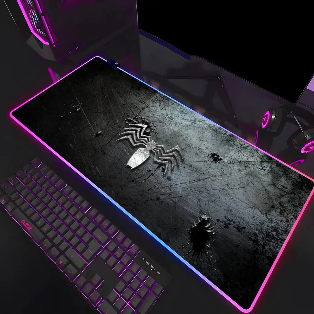 P-Predator B--Badlands ماوس الوسادة ماوس HD الطباعة ألعاب الكمبيوتر قفل الحافة عدم الانزلاق RBG ماوس الوسادة XXL90x40cm لوحة المفاتيح الكمبيوتر #5