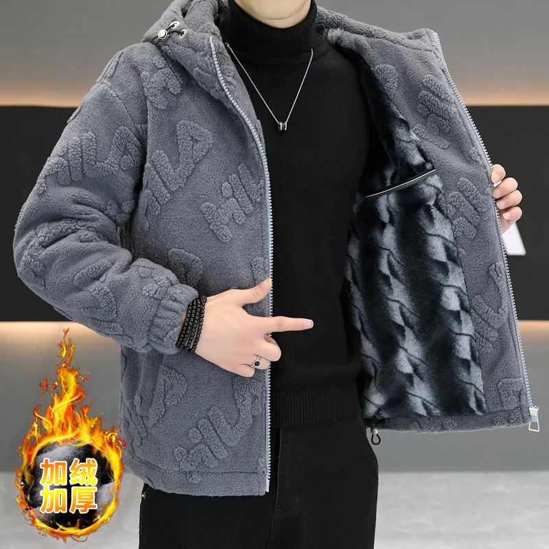 2026 New Style Fashion Casual Winter Men's Hooded Jacket Coat