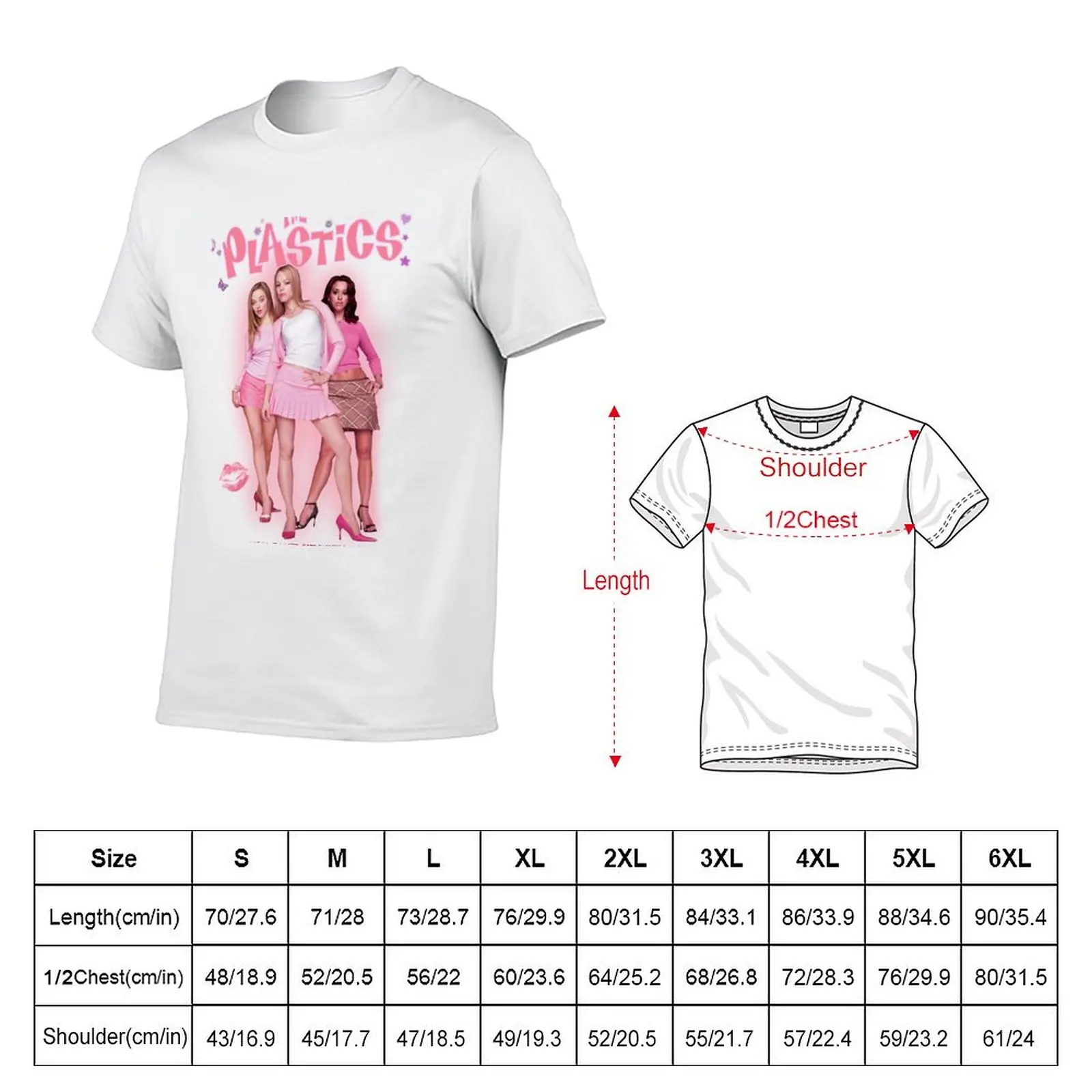 presenting the plastics T-Shirt Basic Lightweight Short Sleeve Tee