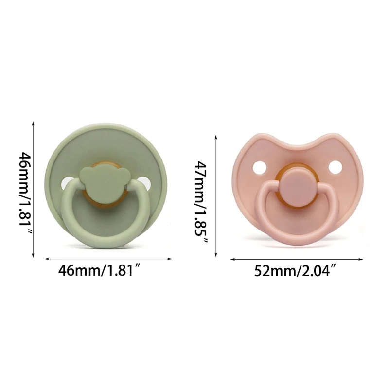 Adorável chupeta bebê sem BPA, chupeta luminosa silicone qualidade alimentar para bebês P31B