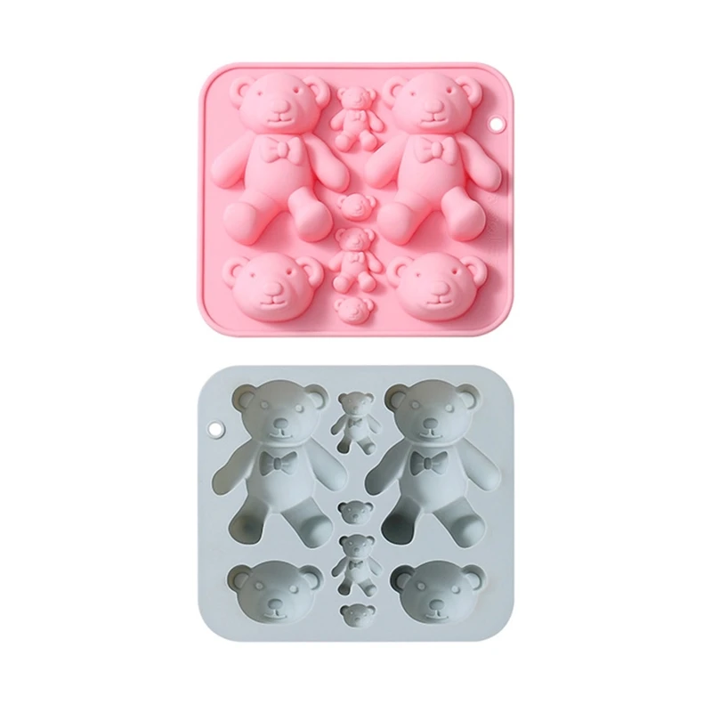 3D Baby Bear Silicone Molds, Cupcake Mould, Baking Mold, Soap Molds, Durable Sugar Craft, Gum Paste Mold Gift