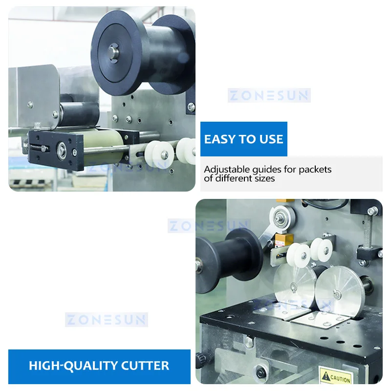 ZONESUN ZS-PD1 Automatic Packet Dispenser Machine | Intelligent Desiccant Oxygen Absorber Cutter Pouch Packaging Machine