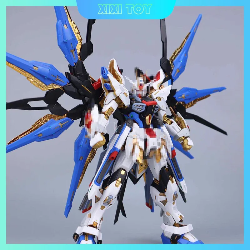 

В наличии Модель PIANXIN MGEX 1/100 Strike Freedom Model Kit Ko Ver Индивидуальная сборка Фигурки Робот Пластиковая модель игрушки