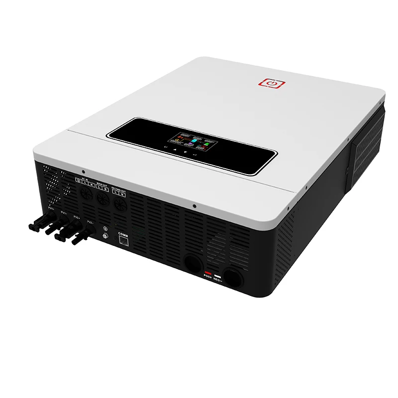 6.2KW/10.2KW ON/OFF Grid Tie Solar Inverter Hybrid 48V 500VDC 160A 2 MPPT Solar Charger Pure Sine Wave Inverter Dual Output