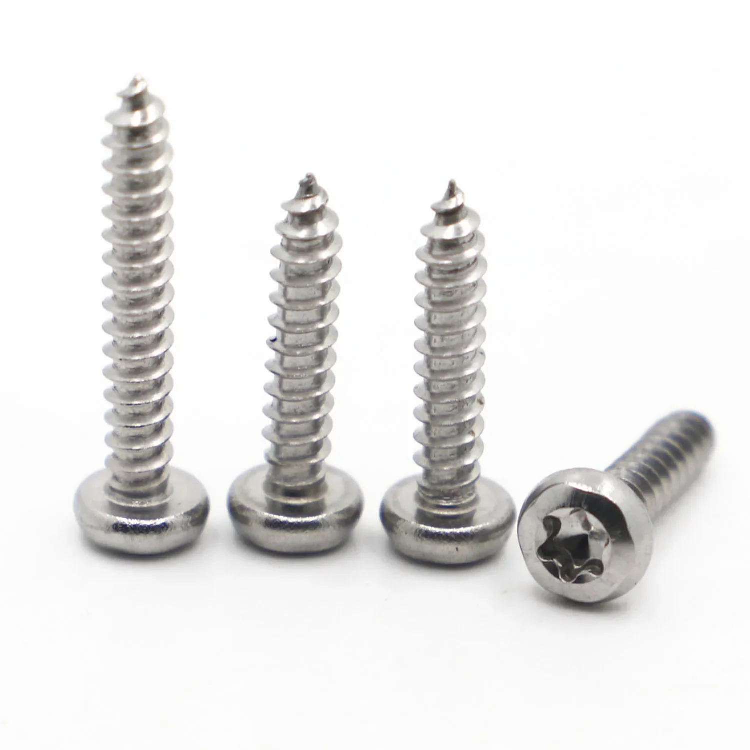 10/20pcs 304 Stainless Steel Round Pan Head Torx Six Lobe Self Tapping Screw M2.9 M3.5 M4.2 M4.8