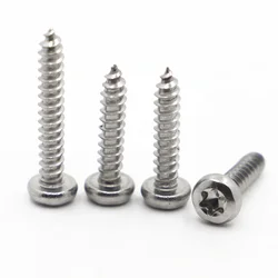 10/20pcs 304 Stainless Steel Round Pan Head Torx Six Lobe Self Tapping Screw M2.9 M3.5 M4.2 M4.8