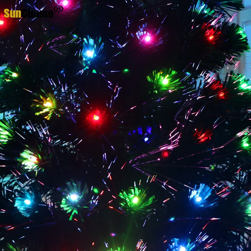Luxury Encrypted Optical Fiber Christmas Tree LED Colorful Luminous Package Merry Decoration Gift Decor Decorations for Home image 4
