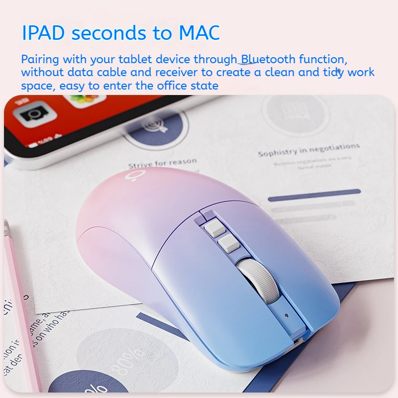 Eweadn G309 Mouse Wireless Bluetooth Dual-Mode Silent High Appearance Mouse Office Laptop Accessorie Game Universal Rechargeable