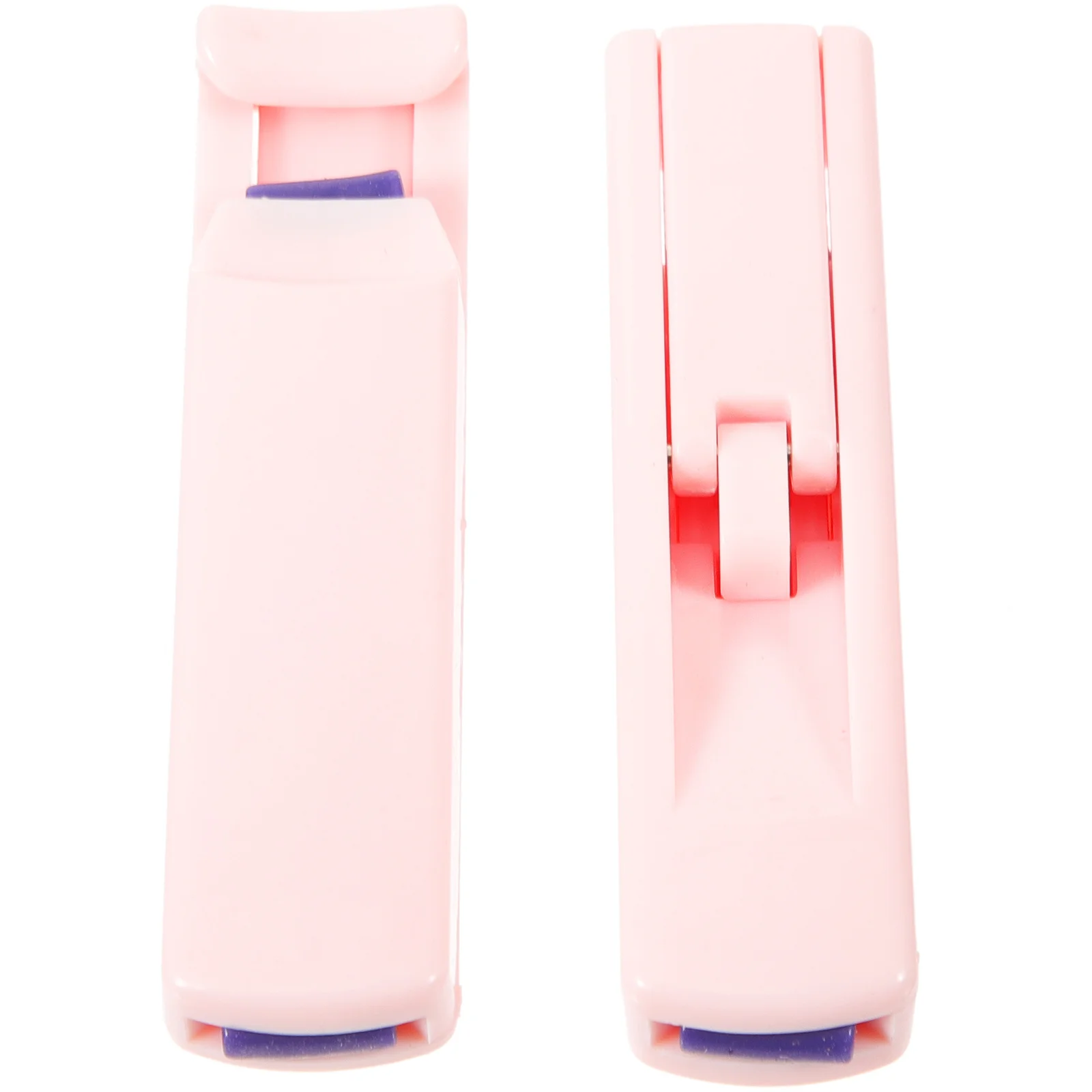 

2pcs Mini Car Shape Plastic Eyelash Curler Long Lasting Upward Curling Device Portable Tool For Daily Makeup Eyelash