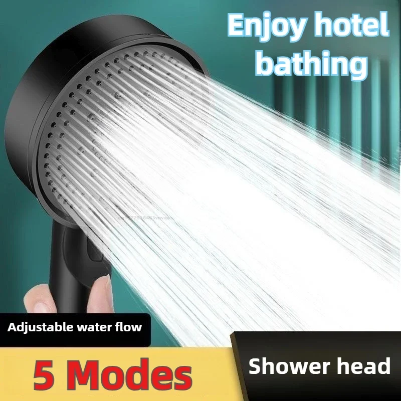 

5 Modes Pressure Shower Multifunction Adjustable Large Shower Nozzle Massage Bathroom Accessory Shower faucet