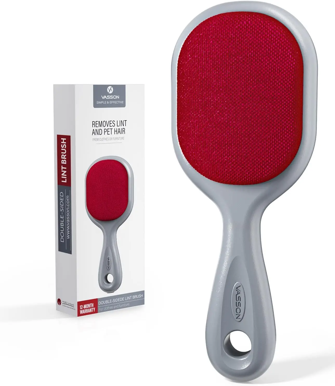 

Double-Sided Lint Brushes, Classic Velvet Brush for Furniture and Clothing, Ideal for Pet Hair Removal