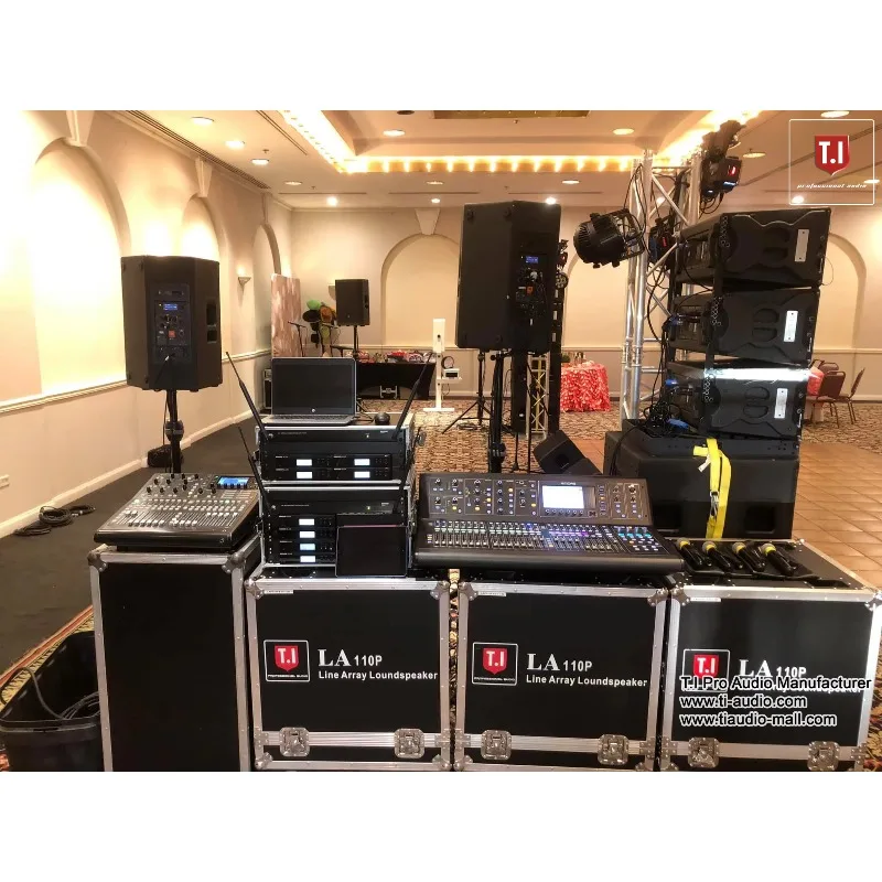 800W Active 18 Inch Portable Subwoofer Sound System Matching Passive Line Array for Stage Live Performances - view 3
