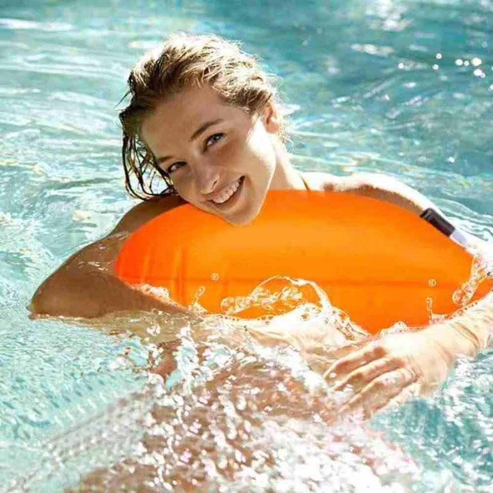 ห่วงยางเป่าลมสำหรับว่ายน้ำพร้อ - Swim Buoy Open Water บทวิจารณ์และราคา
