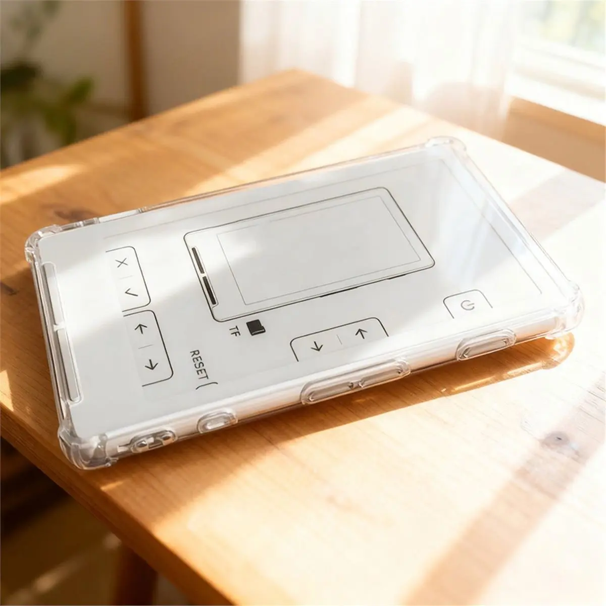 For Xteink X4 Protective Case Transparent Protective Cover Crystal Clear Water Shell Scratch Soft Shell
