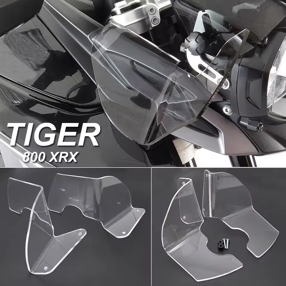 

Motorcycle Shroud Windshield Windscreen Wind Deflector HandShield Handguard For TIGER 800 XRX 2015-2017