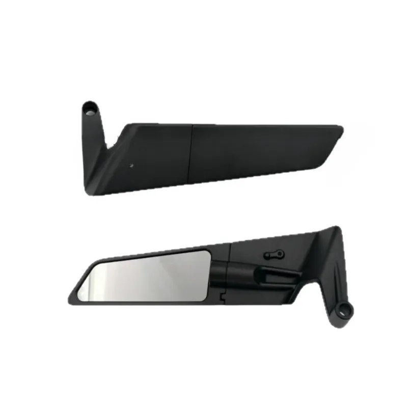 Universal Motorcycle & E-scooter Modified Side Wing Rearview Mirror, Adjustable Rotatable Side Mirror