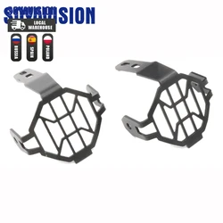 Protector de luz antiniebla para motocicleta, Protector de parrilla, cubierta de foco para BMW R1200GS, F800GS, ADV, accesorios de luces de conducción