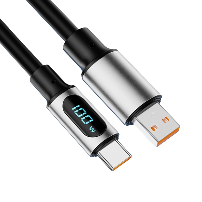 العرض الرقمي USB ذكر إلى USB C ذكر موصلات سلك الطاقة شحن خط البيانات