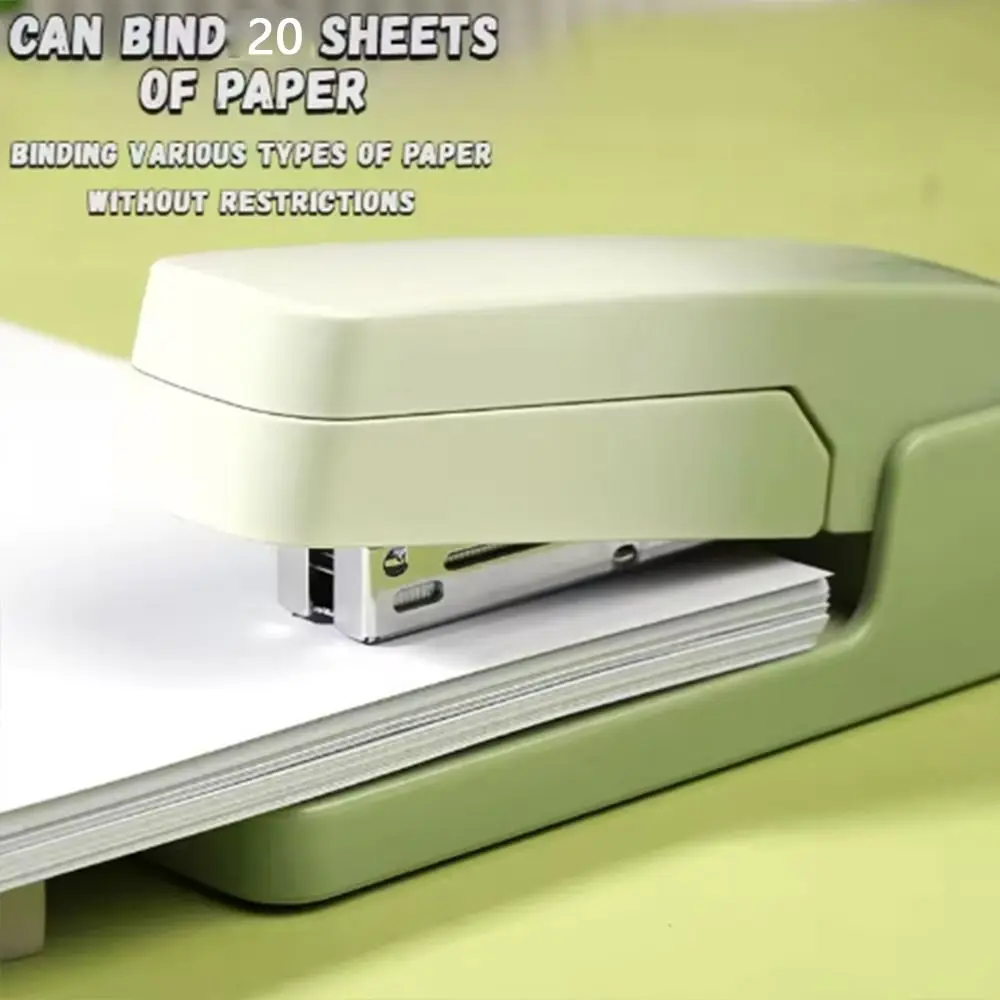 360 Degree Rotary Desktop Stapler Use 24/6 26/6 Staples Easy-Use Gradient Color Stapler Multifunction Heavy Duty