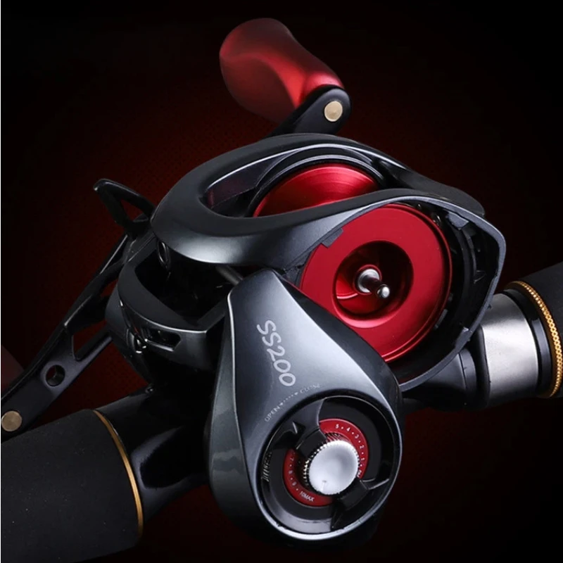 Red Spider Baitcasting Reel Anti Backlash Long Cast Snakehead Heavy Duty Saltwater Freshwater Fishing Wheel Lure Fishing Tackle 4
