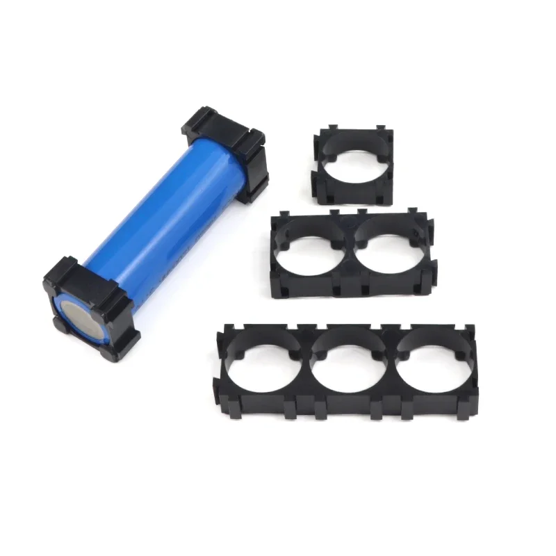 10/20/50/100Pcs 18650 Battery Holder Bracket 1P 2P 3P Splicing Lithium Battery Bracket Safety Shockproof Lithium Battery Holder