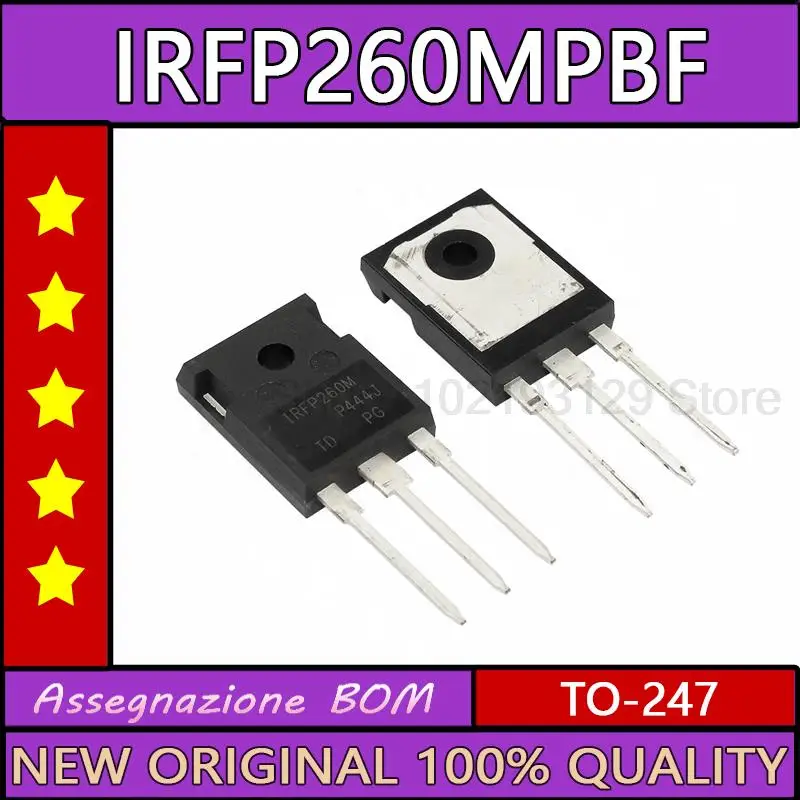 5PCS IRFP260M IRFP260MPBF TO-247 TRANSISTOR DE MOSFET 50A 200V