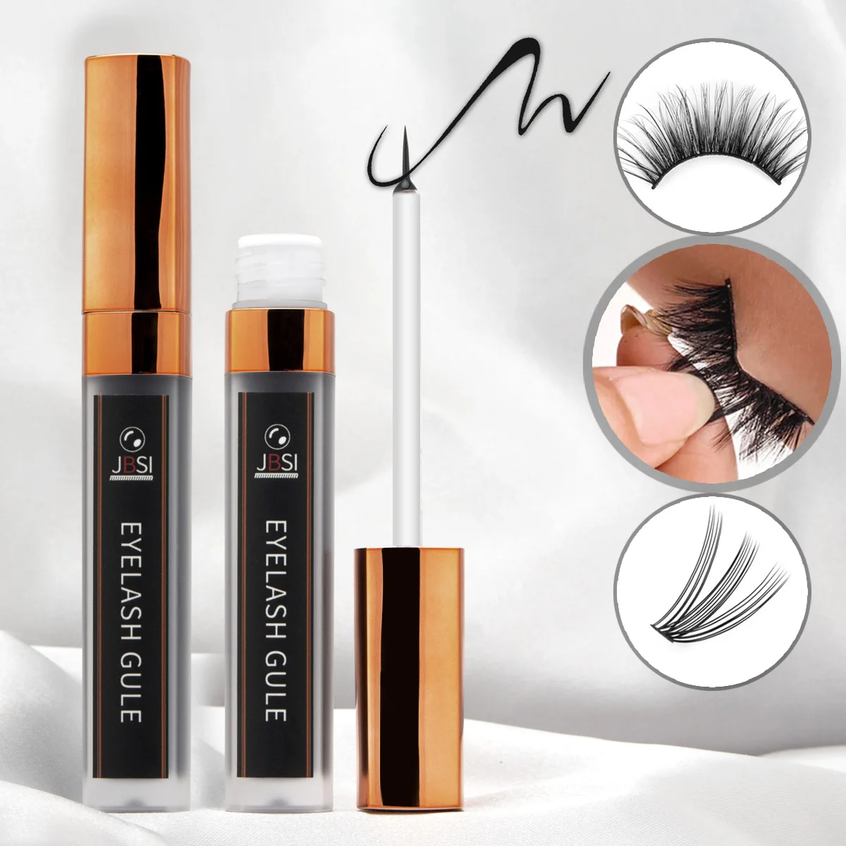 Disposable false eyelash glue quick-drying waterproof anti-sweat invisible transparent glue sensitive muscle suitable for beginn