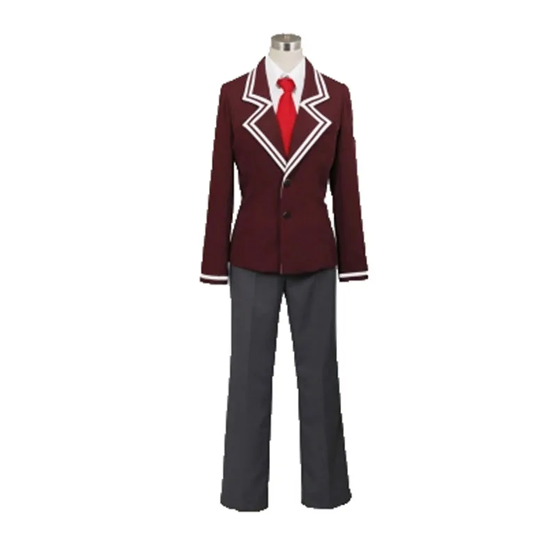 

2022 Japanese Anime Hidan no Aria Kinji Tohyama Boy Uniform Cosplay Costume Top Jacket Shirt Pants